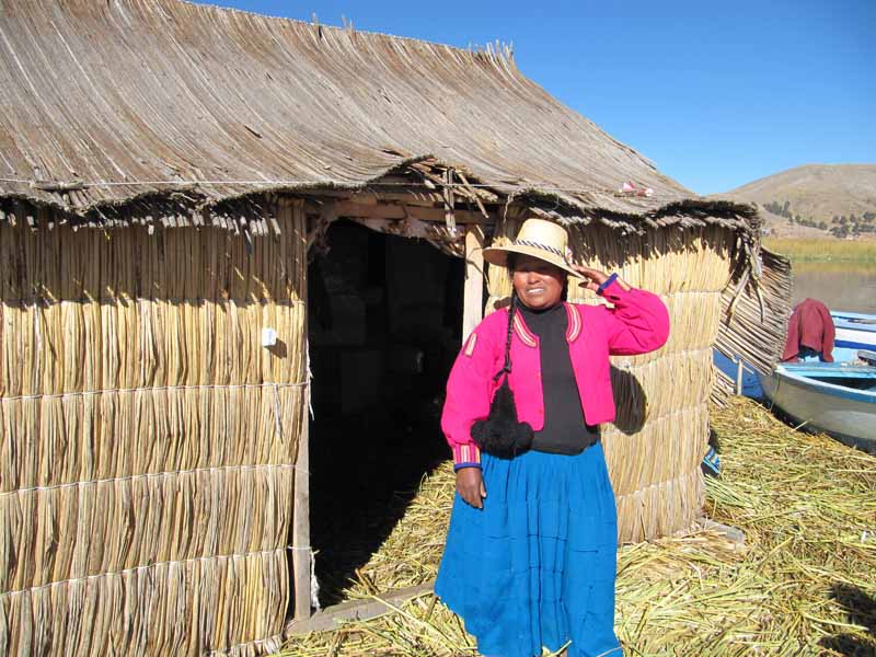 Schilfinseln der Uros Titicacasee