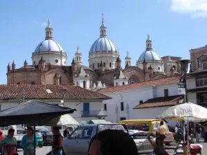 Blick auf die Kathedrale in Cuenca