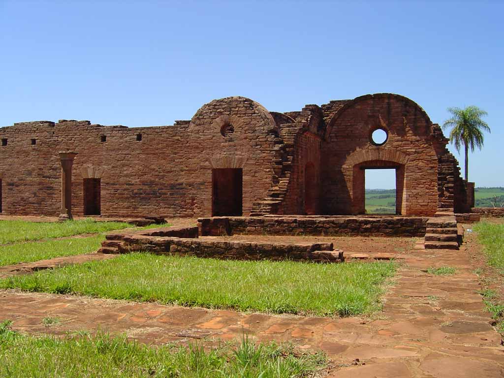 Jesus Jesuitenruinen als Teil der Kultur von Paraguay