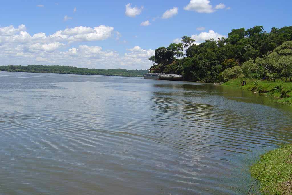 Tropisches Klima am Rio Parana.