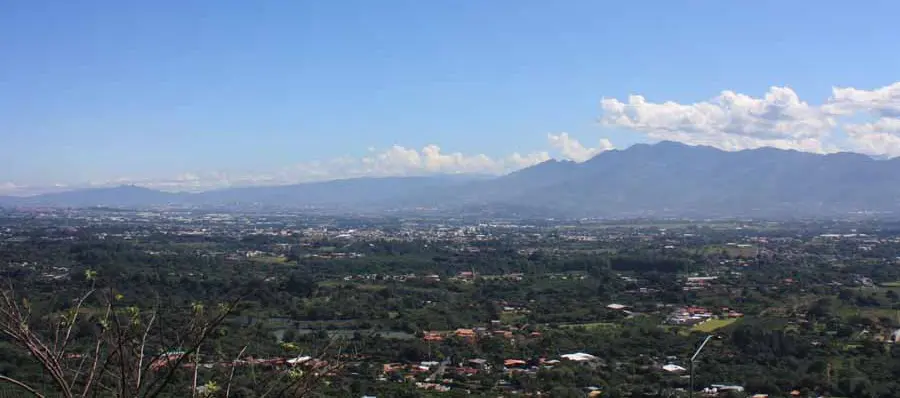 Blick vom Vulkan Poás beim Austauschjahr in Costa Rica