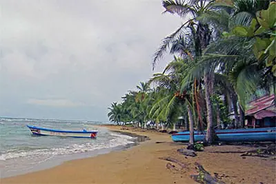 Der Strand von Puerto Viejo an der Karibikküste