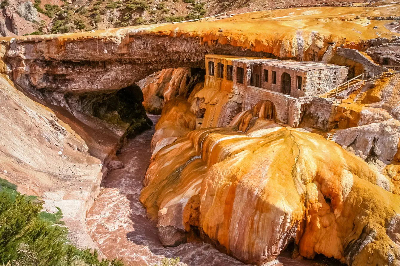 Besuch der Puente del Inca