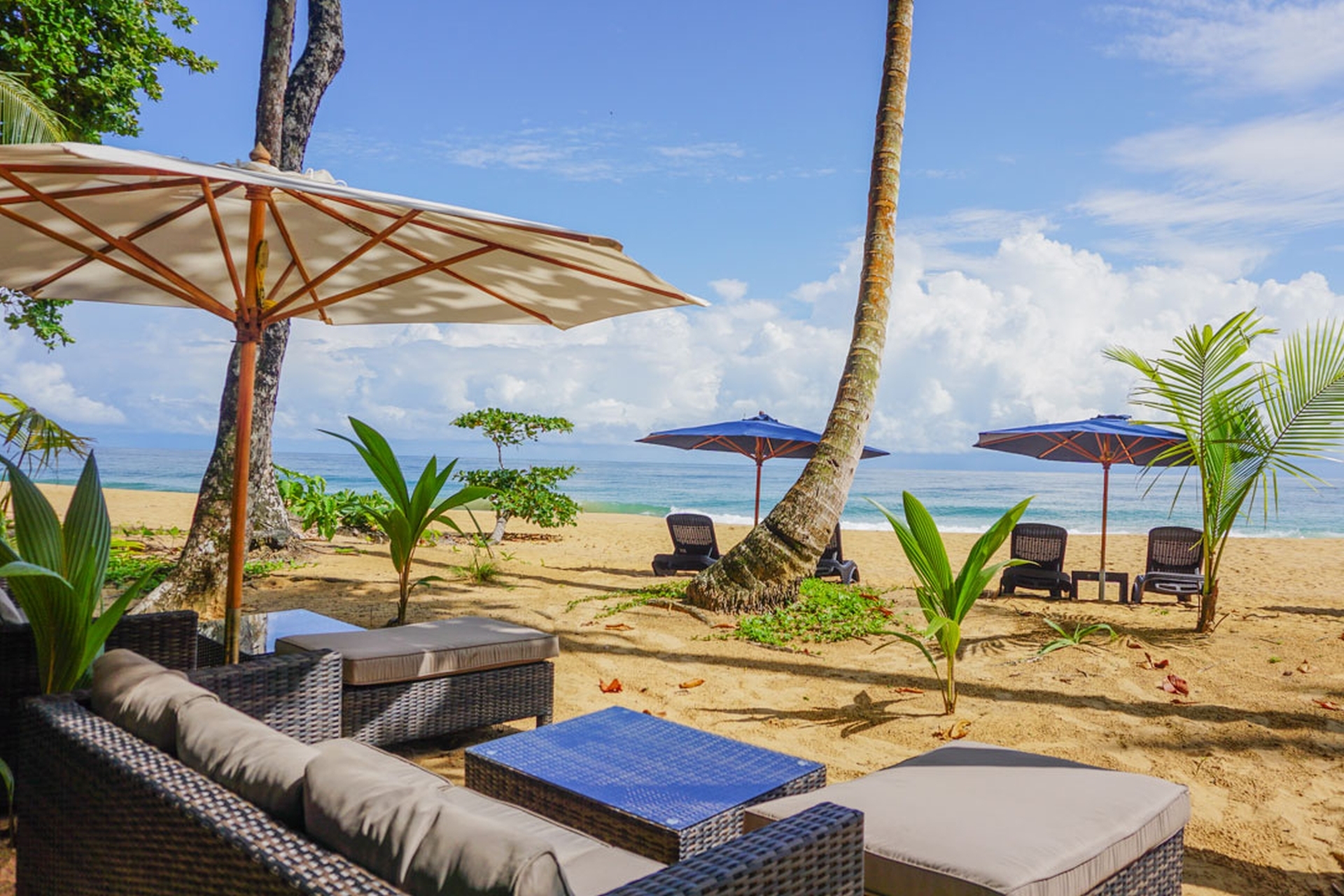 Hotel Island Plantation - Blick auf den Strand Bluff