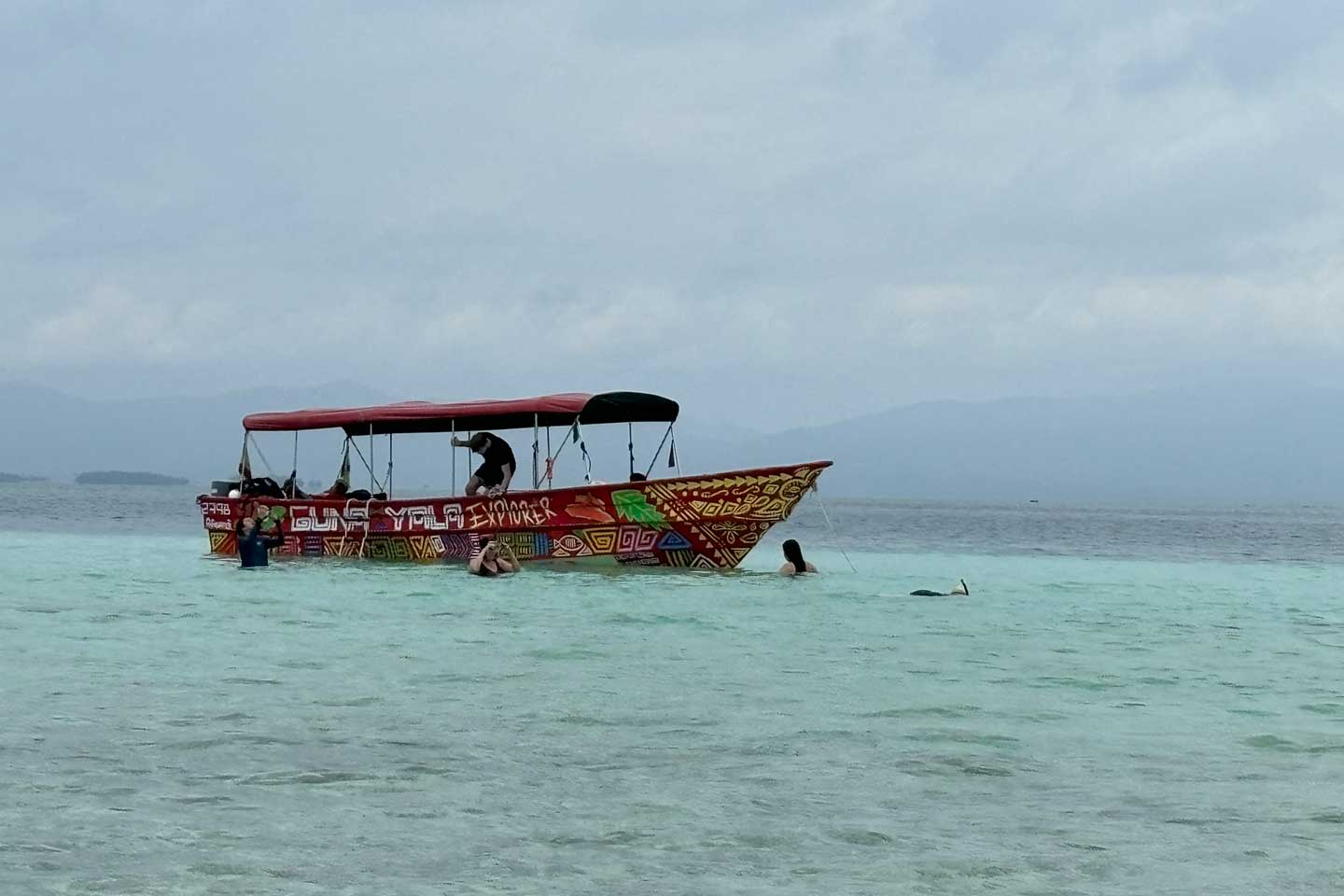 Schnorcheltour San Blas mit Sandbank und Seesternen