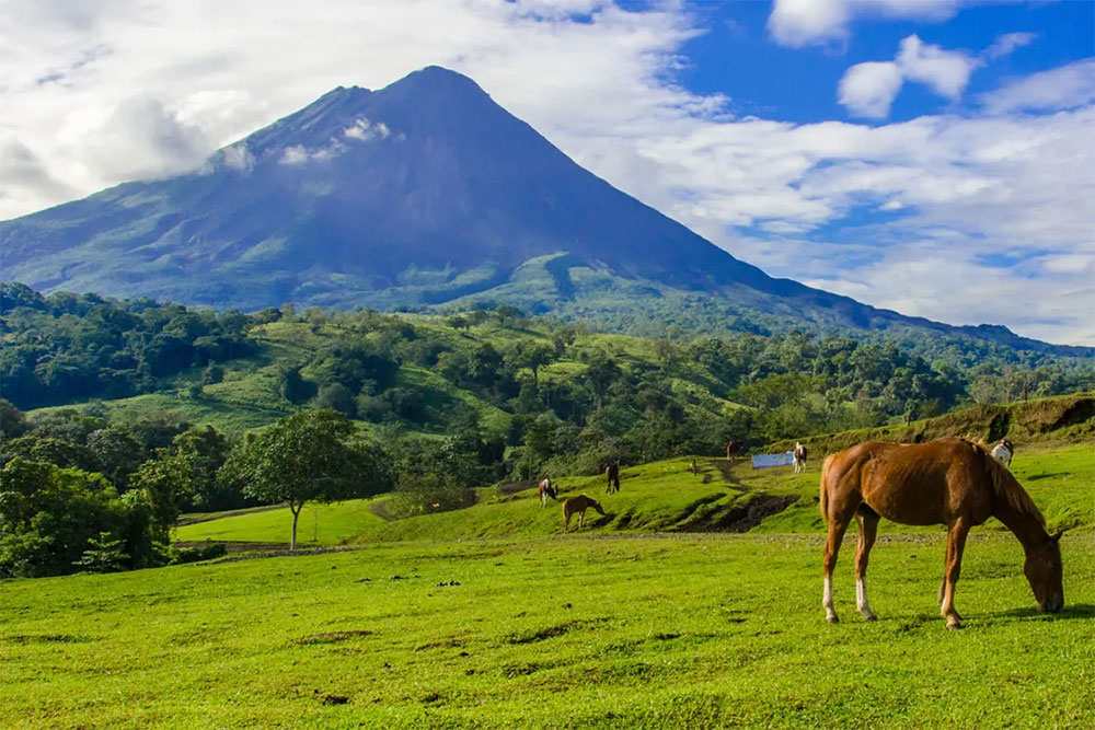 Der Vulkan Arenal in Costa Rica