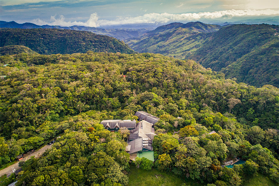 Monteverde Mountain Lodge - Costa Rica Luftaufnahme