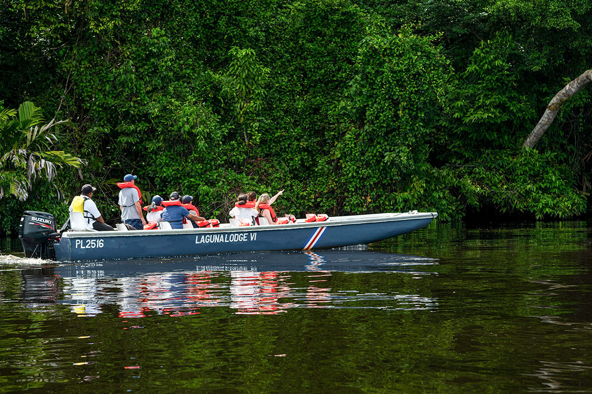 Auf Bootssafari im Tortuguero Nationalpark