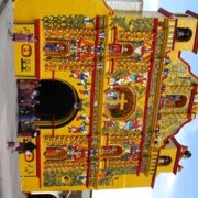 Kirche in San Andres Xecul während der Guatemala Reise